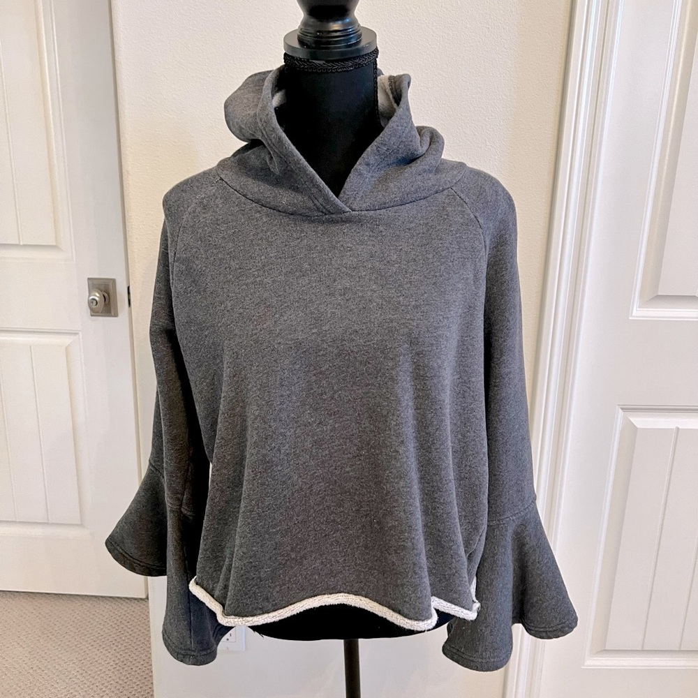 Melrose and Market cropped hoodie sweatshirt Grey